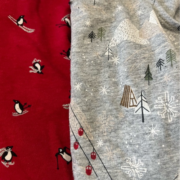 Plus size 3X  Holiday Penguin and Winter Scene Shirts. SET OF 2 SHIRTS - Picture 4 of 16